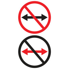 The icon indicates that parking along the line is prohibited. As required by law Vector illustration