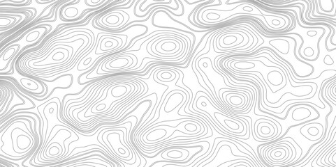 Topographic map patterns, topography line map.  The concept of a conditional geography scheme and the terrain path. Ultra wide