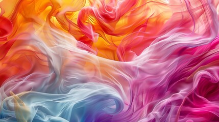Obraz premium abstract background with colourful waves