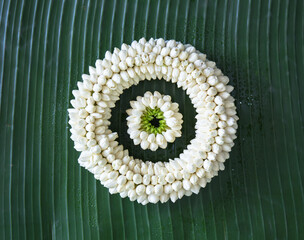 Maalai The flower in Thai Traditional Style