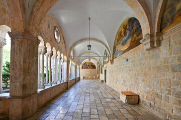 Fototapeta premium Franciscan Church and Monastery - Dubrovnik, Croatia