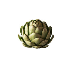 Artichokes isolated on a transparent background