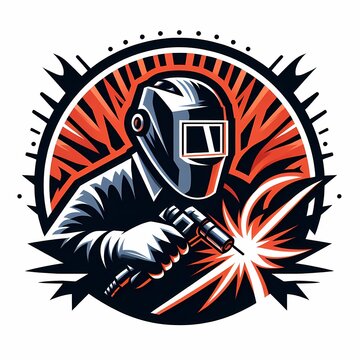 welder logo illustration