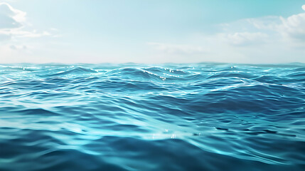 background for banner on environment theme, ocean and horizon