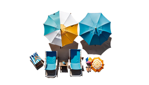 umbrella two beach lounge chairs sun chair summer sea tropical sand paradise blue sky ocean vacation relaxation resort travel scene 2 coast shore relax caribbean sunny water tour tourism island - Powered by Adobe