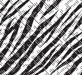Black and white abstract background pattern. Safari pattern. Vector Format 