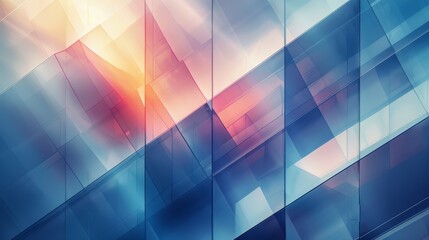 Obraz premium abstract colorful background with triangles