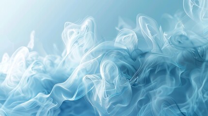 The image is a light blue, feathery, wispy, and soft-looking. It looks like a close-up of a fibrous material.