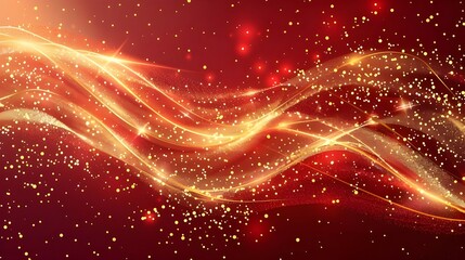 Abstract luxury background with golden elements and shining light effect decoration, Luxury background design concept.