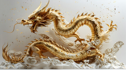 Chinese Golden Dragon on a Transparent Background,
Dragons of the East A Mythical Journey through Chinese Culture and Symbolism
