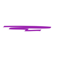 Purple highlighter line