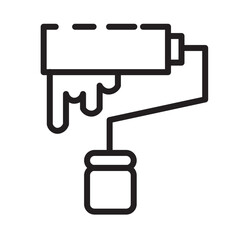 Art Coloring Design Line Icon