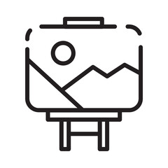 Art Canvas Creative Line Icon