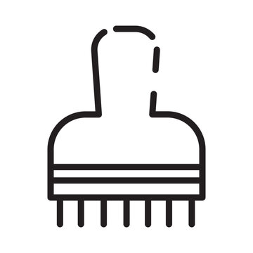 recommend clip art: Art Barber Brush Line Icon