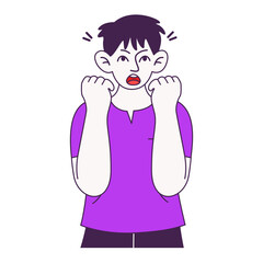 Expression Gesture Illustration