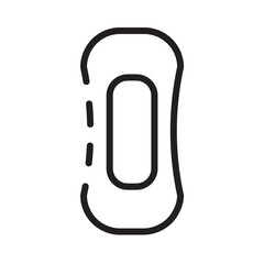 Female Panty Liner Line Icon