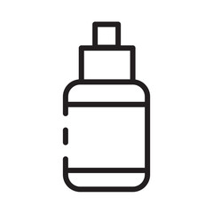 Fototapeta premium Hair Spray Perfume Line Icon