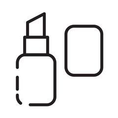 Lipstick Makeup Beauty Line Icon