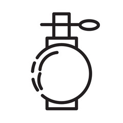 Beauty Bottle Care Line Icon