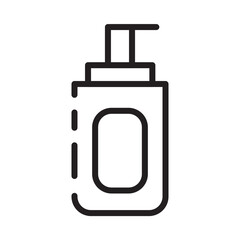Beauty Bottle Care Line Icon