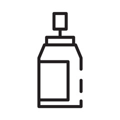 Beauty Bottle Care Line Icon