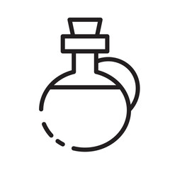 Message Oil Spa Line Icon
