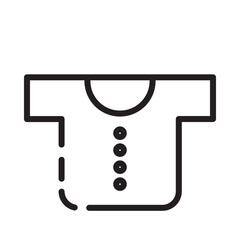 Baby Boy Cloth Line Icon