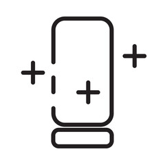 Obraz premium Balm Beauty Care Line Icon