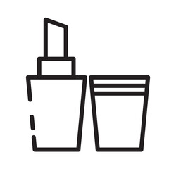 Balm Care Lip Line Icon