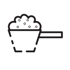 Bleach Chemical Cleaning Line Icon