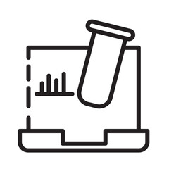Research Science Test Line Icon