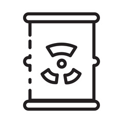 Abuse Chemistry Disposal Line Icon