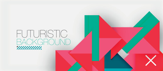 Triangle Vector Background Illustration For Wallpaper, Banner, Background, Card, Book Illustration, landing page