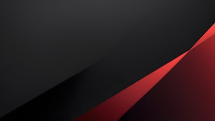 Abstract design featuring red light and dark grey metallic overlap
