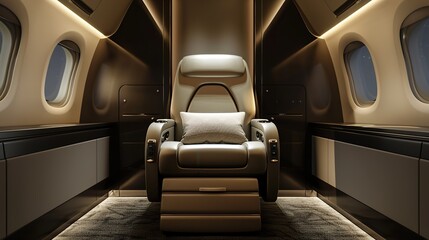 It is a luxury First Class seat. It is very comfortable and nice. It is a VIP business cabin chair....