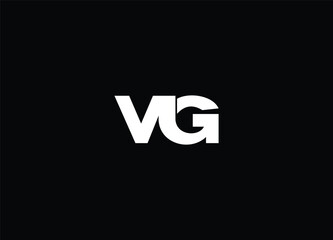 VG modern creative logo design and letter logo