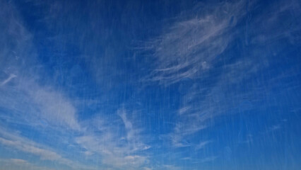 heavy rain on sky with clouds - nice weather backdrop - photo of nature