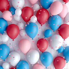 Patriotic Celebration: Balloon Bouquet for  hero,s day