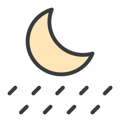Rainfall at Night Icon