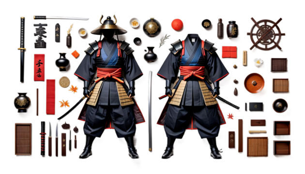 samurai background transparent person fictional japanese armoring warrior japan honour geisha hero bushido mediaeval people shogun daemon war ninja martial soldier history fighter helmet knight asian