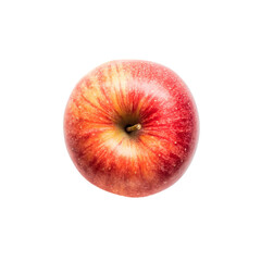 red apple isolated on white