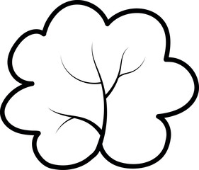 Hand Drawn Bushes , Leaves outline