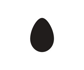 black and white egg