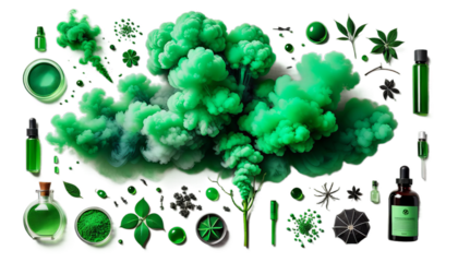 poison cloud smoke poisonous green transparent toxic fume gas toxin toxicity isolated colours paint splash cloudy mist steam liquid fluid watercolor lime