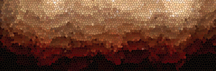 mosaic concept wall mural blended abstract layered shadow brush stroke light beige to blood red color tone © zdesignworks