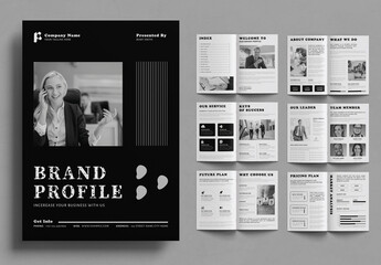 Brand Profile Template Layout