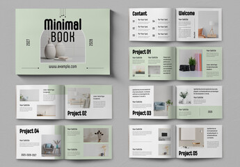 Minimal Book Design Layout