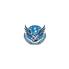 pharmaceutical logo design, healthcare logo design, Caduceus of Hermes healthcare icon, Medical Logo Vector, health snake logo vector
