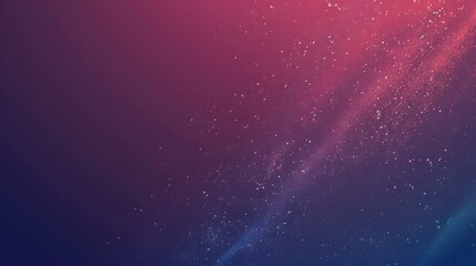Naklejka premium Vibrant Cosmic Abstract with Pink and Blue Gradient, Star Particles for Wallpaper