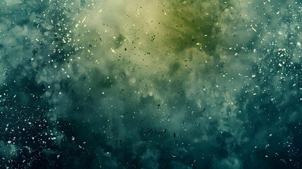 Obraz premium Mystical Cosmic Explosion with Ethereal Smoke and Dust Particles Illuminated by Enigmatic Light for Abstract Backgrounds